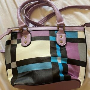 Plaid handbag